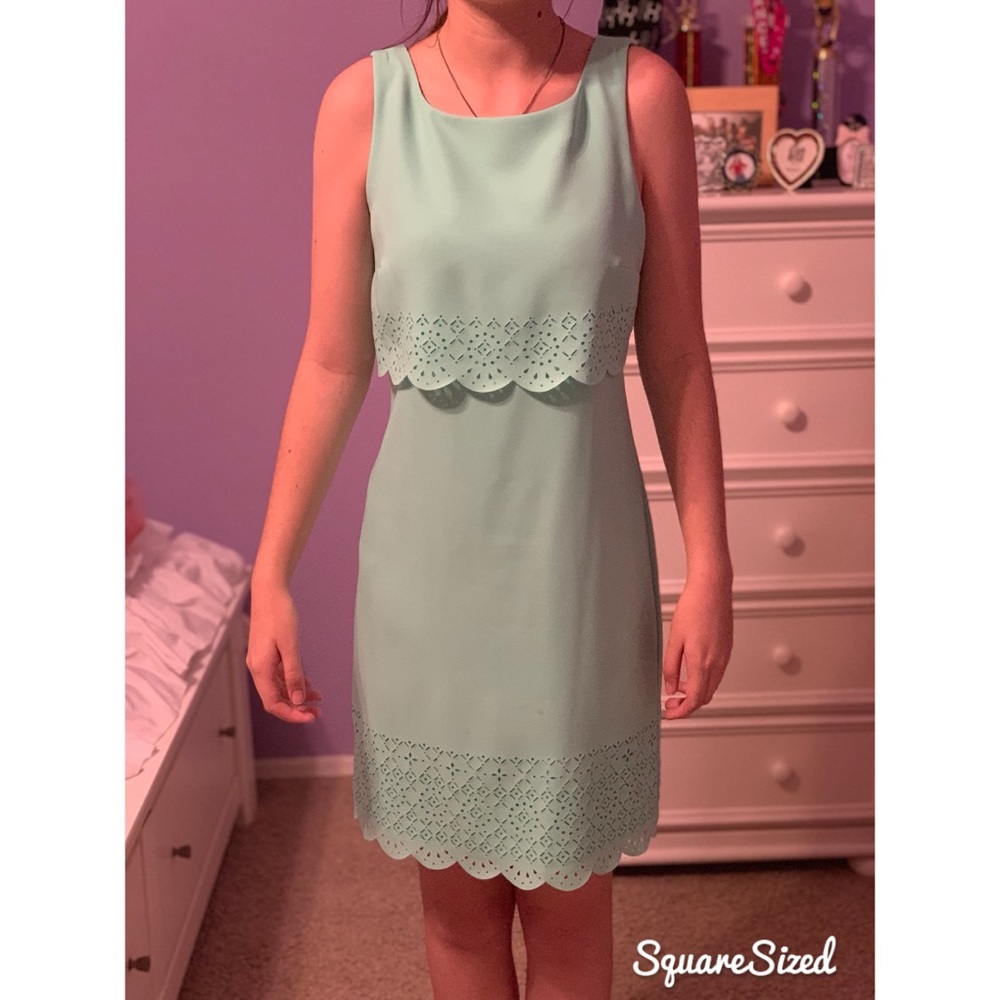 Mint Dress with cute cutouts